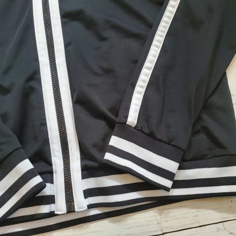 Champion Life Track Jacket Black And White Size Xl Logo Write Out View 4